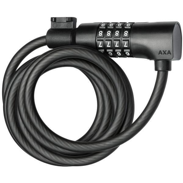 Slot Axa kabellås Resolute 180 cm - Ø8mm - Kode