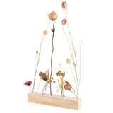 Esschert design blomster og urter standard træ 25x4x4cm (ekskl. blomster)