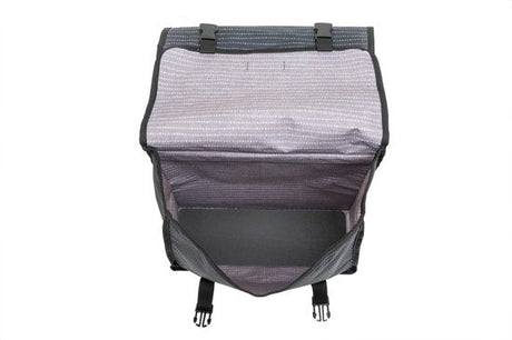 Ny looxs fiori dobbelt cykelpose - sort - dobbelt taske - 30L