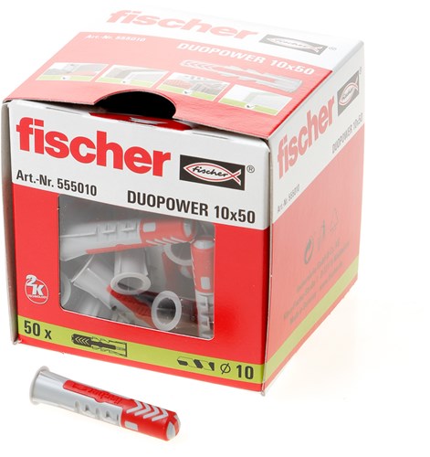 Fischer duopower 10x50 50 stk - 535456