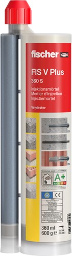 Fischer injektionsmørtel fis v plus 360 s - 558752 - 1 stk. - 558752