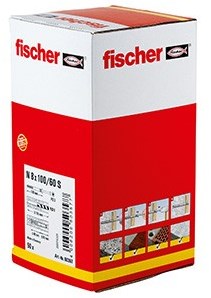 Fischer n 8x100 60 s sømprop (50) 50 stk - 50357