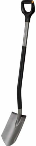 Fiskars ergonomiske havespade spids | grå - 1066708