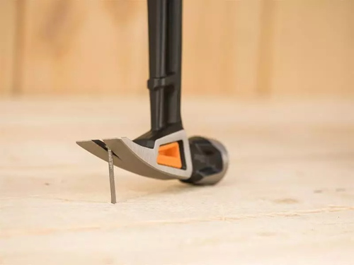 Fiskars isocore - tømrerhammer - l - stødabsorberende - magnetisk sømholder