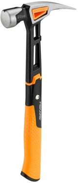Fiskars isocore - tømrerhammer - l - stødabsorberende - magnetisk sømholder