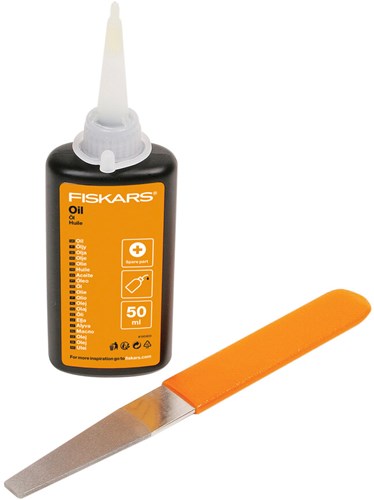 Fiskars vedligeholdelsessæt værktøj - med diamantpoleringsolie