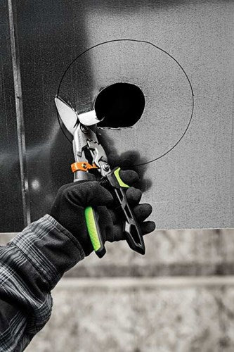 Fiskars powergear aviation blikskærer | højre | offset - 1027210