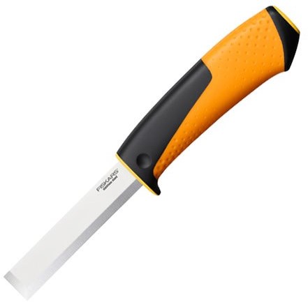 Fiskars tømrerkniv | med kværn | gul | 1023621 - 1023621