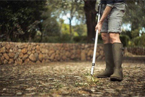 Fiskars xact fugeskraber - 173 cm - dobbeltsidet klinge - rustfrit stål - ergonomisk langt håndtag