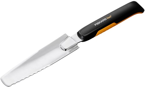 Fiskars xact™ ukrudtsskærer - ukrudtskniv - håndtag med blødt greb - ukrudtsskærer - 338 mm