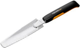Fiskars xact™ ukrudtsskærer - ukrudtskniv - håndtag med blødt greb - ukrudtsskærer - 338 mm
