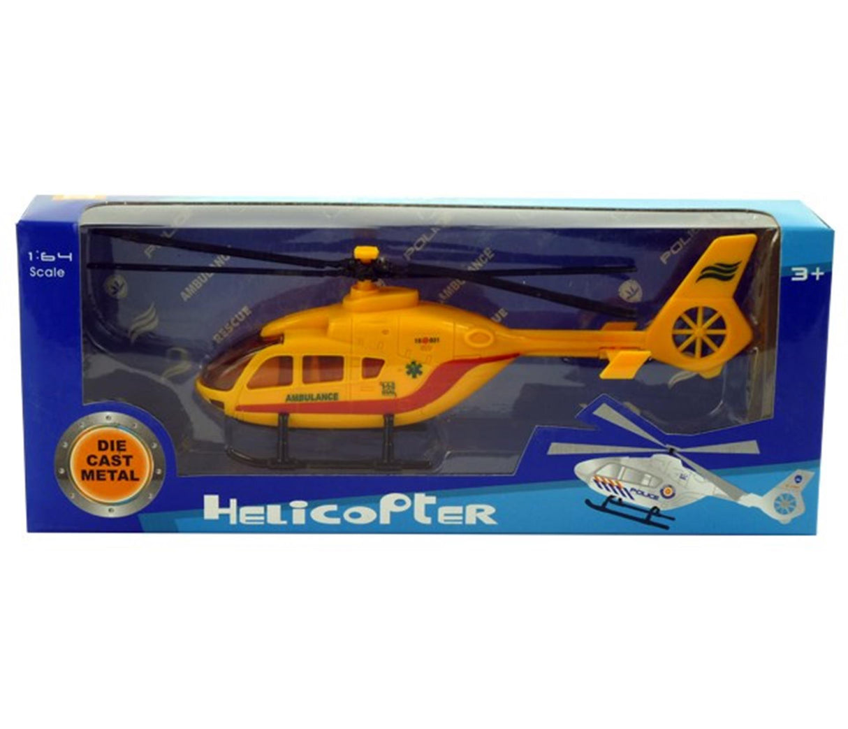 Aro traumehelikopter 1:64 gul