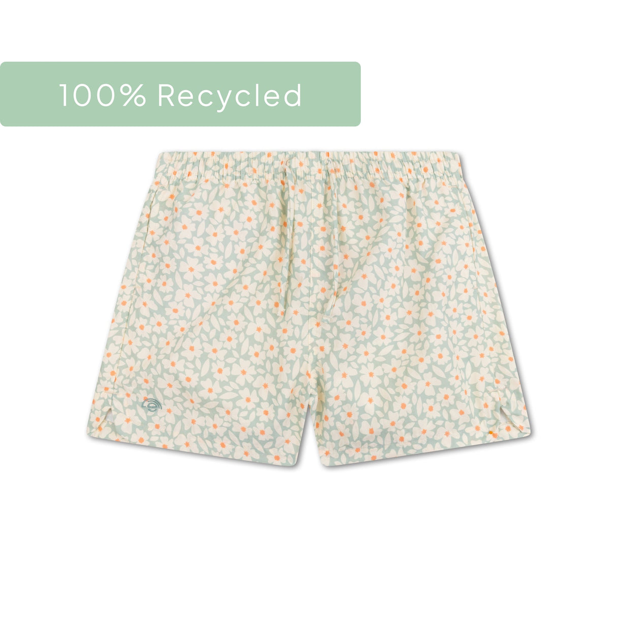 Blomstrende | grønne UV badeshorts til piger