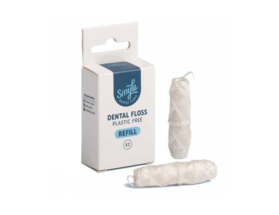 Smyle Flosdraad Mint - Genopfyld 2 x 30 meter
