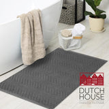 Hollandsk hus formia bademåtte 50x80cm grå