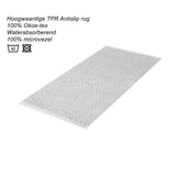 Hollandsk hus formia bademåtte 50x80cm hvid