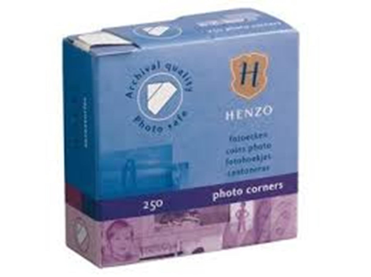 Henzo fotohjørner æske á 250 stk.