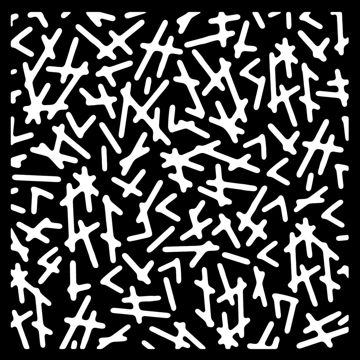 Trætøj • skabelon stiplet