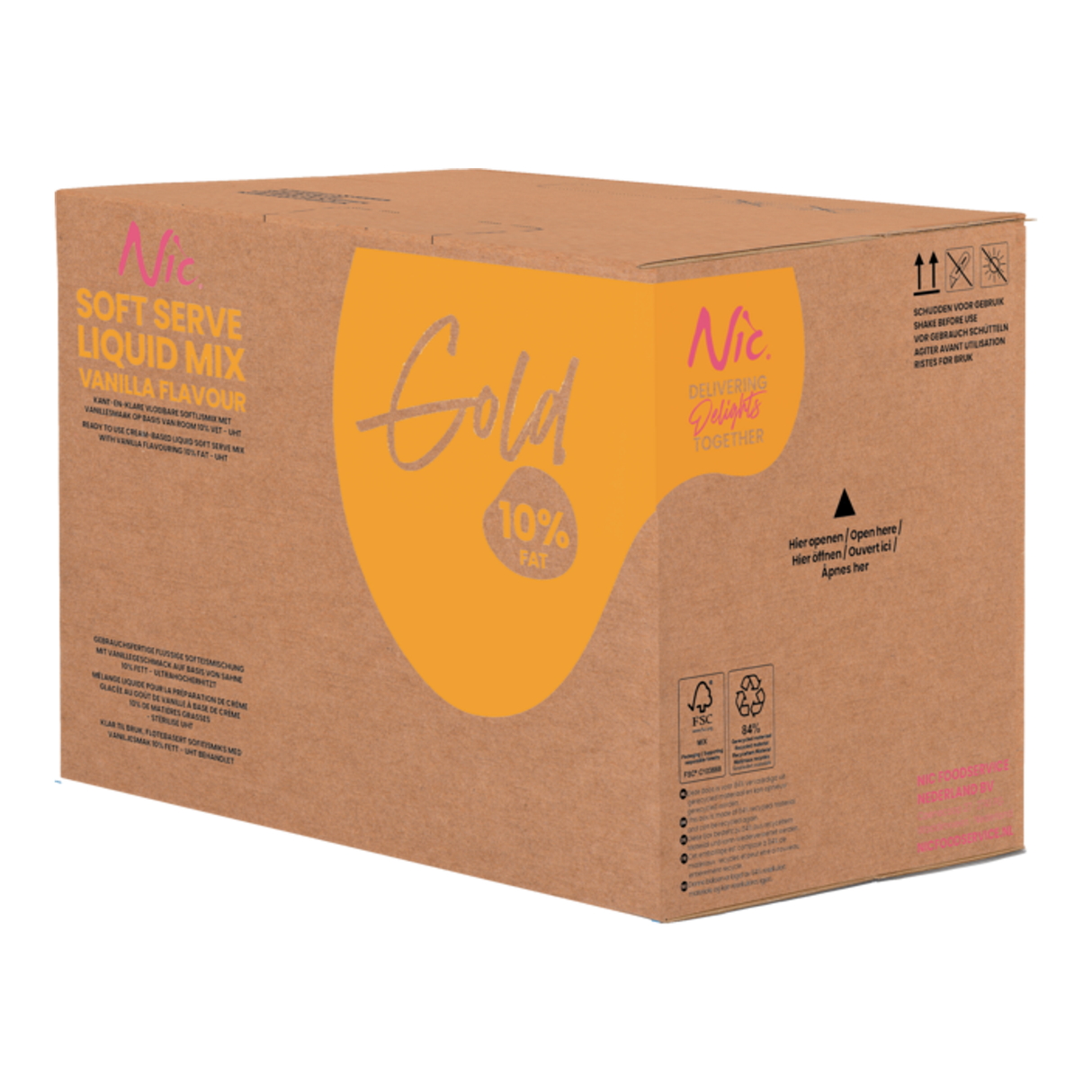 Nic frusco ismix flydende guld 10% (10 liter)