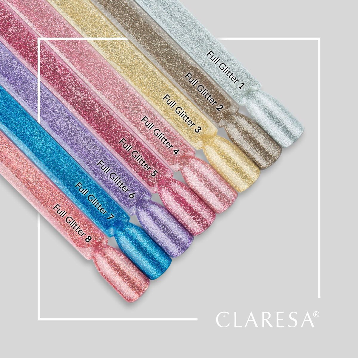 Claresa UV LED Gel Polish 5ml Full Glitter 2 Bronze