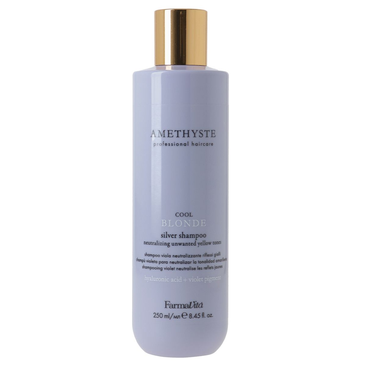 Farmavita ametyst cool blonde sølv shampoo 250ml