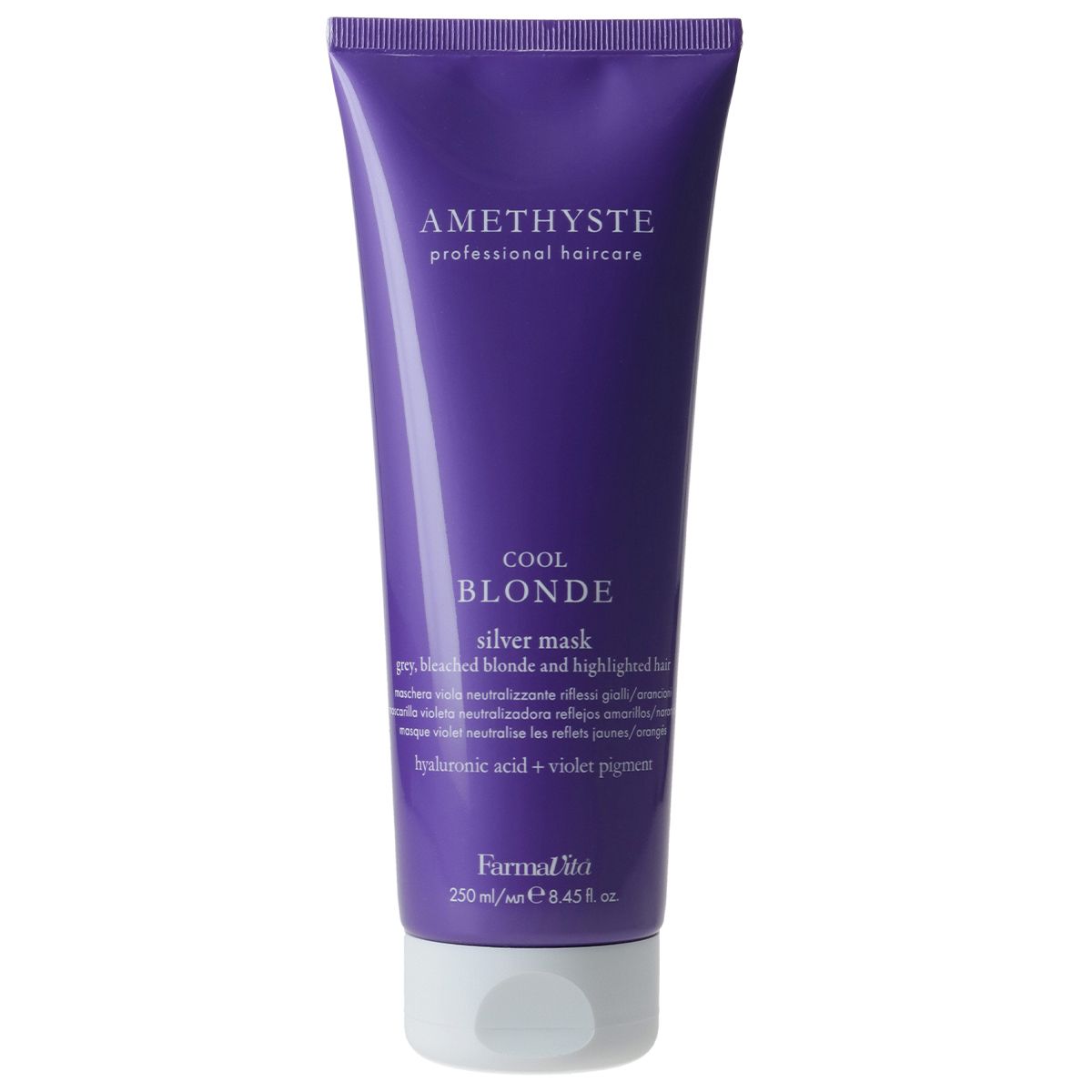 Farmavita ametyst cool blond sølv maske 250ml