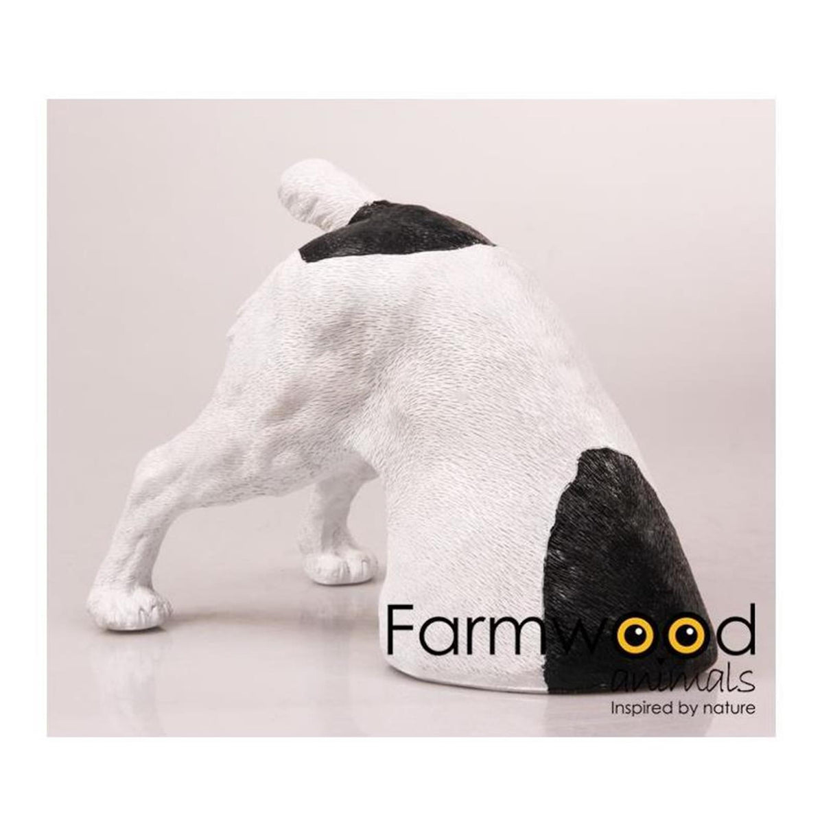 Farmwood animals tuinbeeld hond gravend 25cm