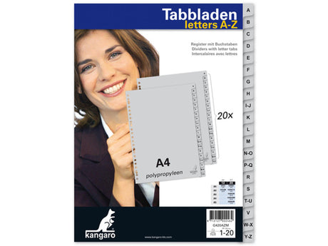 Imp tabs a4 23 ringe a-z plast