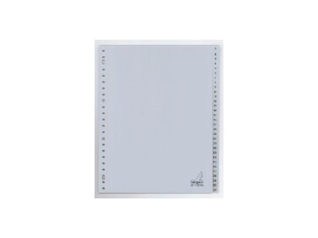 Kangaro tab a4 tal s. 120 mikron grå 23 huller 31 dele