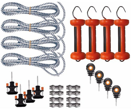 Gallagher doorgangsset elastisch cord multipak (4x 3 6m) - 087440 - 087440