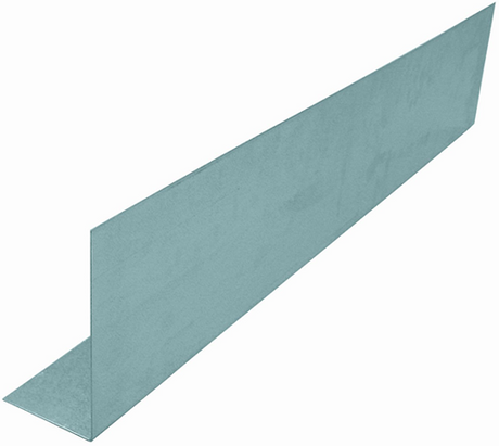 Gb randkist 90° 200x2000x1.25 verzinkt met flens van 100mm | 1 stuk - 17710620