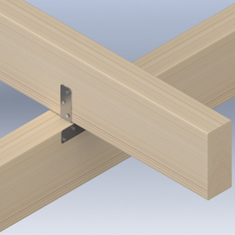 Gb trussclip verticaal 71mm verzinkt | 25 stuks - 079650025