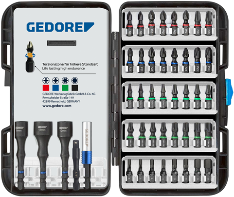 Gedore 3459519 666-045 | torsion bit sæt | 45 styk - 3459519