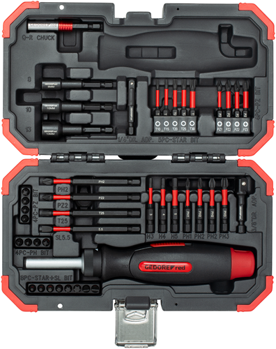 Gedore bit sæt 1 4'' i bmc | 43 stk. - r33003043
