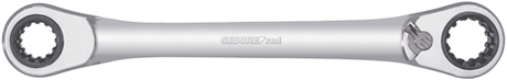 Gedore r07501019 dobbeltring skraldenøgle | 4 i 1 | omskiftelig | metrisk - 3300899