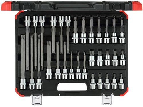 Gedore rød | r68003032 | 32-delt topnøgle - skruetrækker sæt 1 2 tx - 3301577