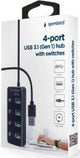 Enzo gembird USB 3.1 hub 4 port - 9510506