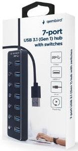 Enzo gembird USB 3.1 hub 7 port - 9510509