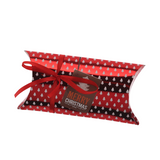 Geschenkdoos kerst rood 18x9cm 4 stuks