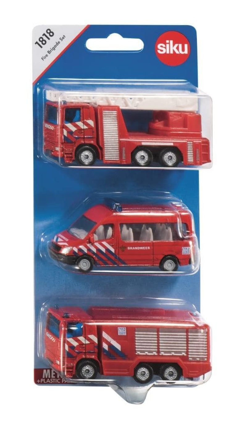 Siku gavesæt (3x brandvæsen NL)