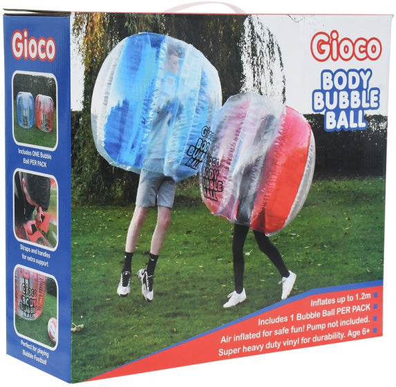 Gioco Bubble Fodbold 120 cm PVC Blue