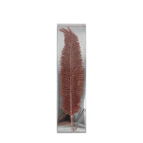 Glittertak veer roze 3 stuks