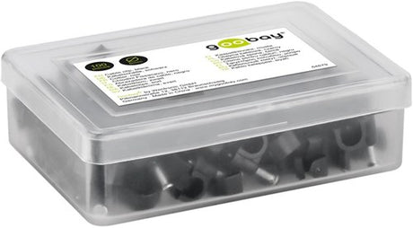 Goobay kabelklemme 6 mm rund sort boks (100) - 4113231