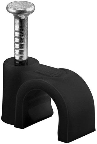 Goobay kabelklemme 6 mm rund sort boks (100) - 4113231