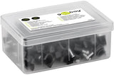 Enzo goobay kabelklemme 8 mm rund sort boks (100) - 4113233