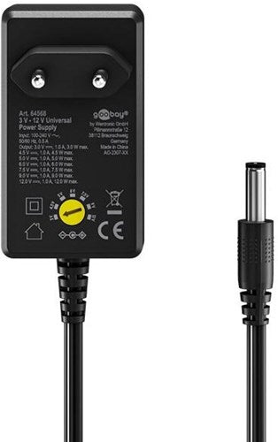 Abi goobay strømforsyning 1000ma 12w stiliseret - 7795512