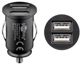 Enzo Goobay USB biloplader dobbelt 12v-24v 2.4a - 9540127