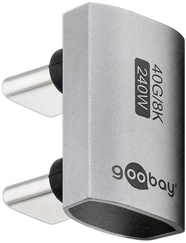 Enzo goobay usb-c adapter | mandlig mand | u form | 180 graders adapter - 9550437