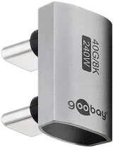 Enzo goobay usb-c adapter | mandlig mand | u form | 180 graders adapter - 9550437