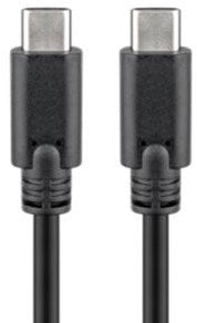 Enzo goobay usb-c - usb-c ladekabel 1m sort - 9550204